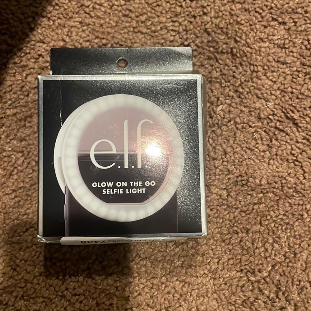 New E.L.F glow ring light.